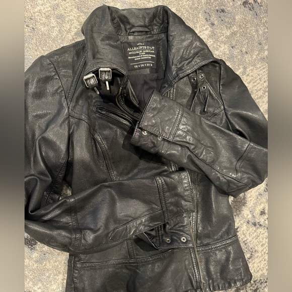 All Saints leather jacket - Picture 3 of 5